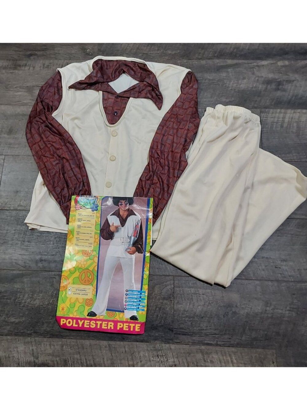 Costume Rubies Feelin Groovy Polyester Pete Halloween Men Size Standard